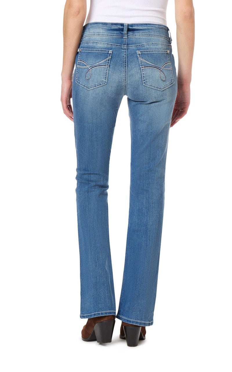 WallFlower Women's InstaStretch Luscious Curvy Bootcut Jeans, Jenny, 9 - Image 2